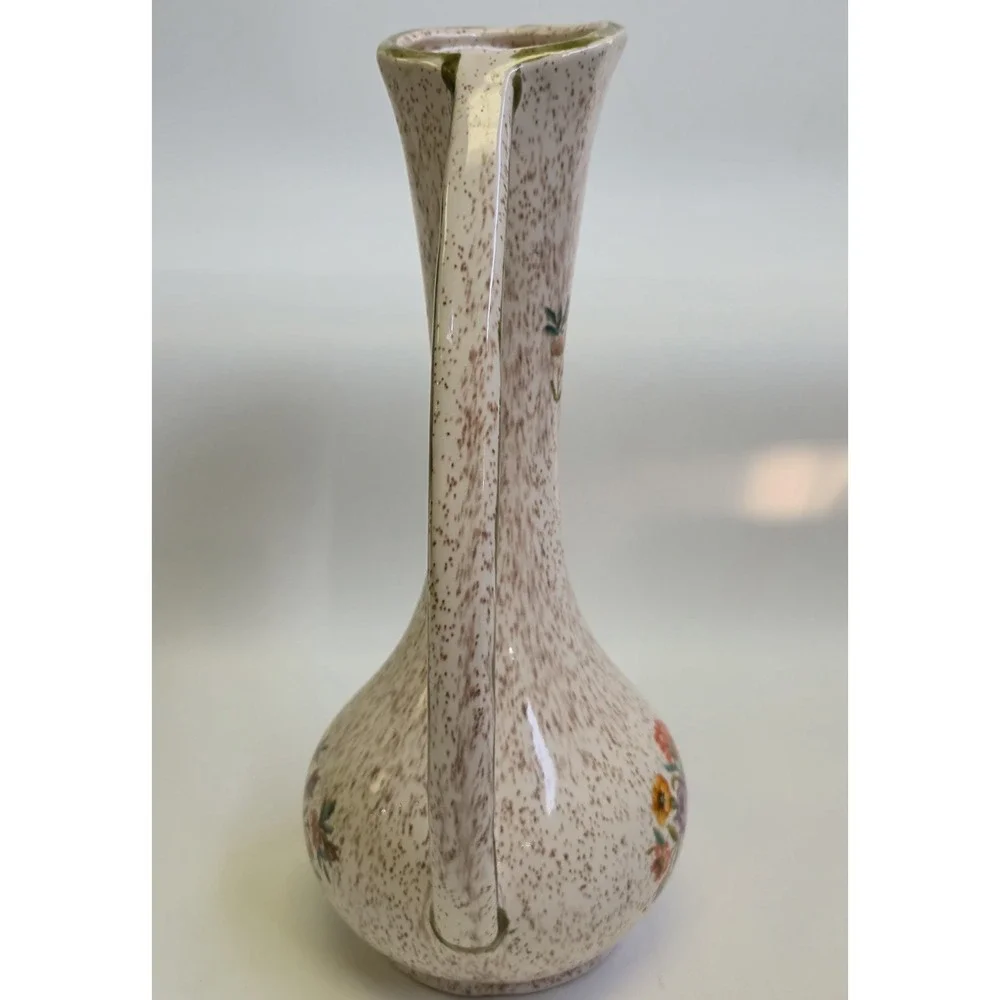 1960's California Originals Pitcher Vase MCM Speckle Art Pottery Torrance CA